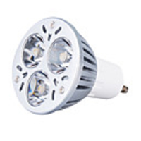 GU10 3 x 1W LED Lamp Cap 220V