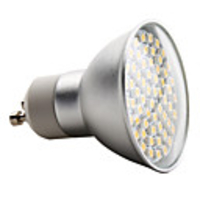 GU10 3528 SMD 60-LED Warm White 150-180LM Light Bulb (230V,  3-3.5W)
