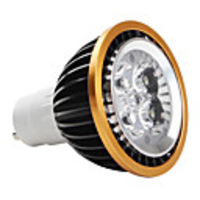GU10 4 1W 4-LED 360LM 6000-6500K White Light Bulb (85-265V)