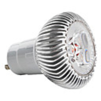 GU10 5 1W 5-LED 270LM 6000-6500K White Light Bulb (85-265V)