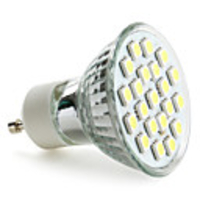 GU10 5050 SMD 21-LED White 200-220LM Light Bulb (230V,  3-3.5W)