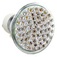 GU10 60-LED 300LM 2-2.5W 2800-3500K Warm White Spot Bulbs (220-240V)