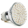 GU10 60-LED 300LM 2-2.5W 2800-3500K Warm White Spot Bulbs (220-240V)