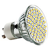 GU10 SMD 3528 60-LED 400LM 2800-3200K Warm White Light Bulb