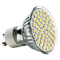 GU10 SMD 3528 60-LED 400LM 2800-3200K Warm White Light Bulb