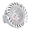GU5.3 3x1W 3-LED 270Lm 3000K Warm White Light Bulb 12V