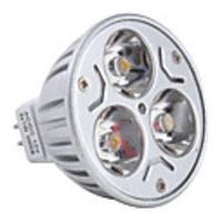 GU5.3 3x1W 3-LED 270Lm Warm White Light Bulb 12V