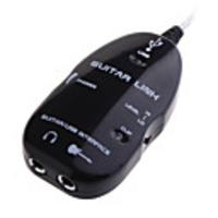 Guitar to USB Interface Link Cable for PC/Mac Recording (130CM)