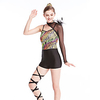 Gymnastics Ballet Leotard / Onesie Split Joint Bandage Women