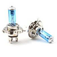 H4 5000K 60/55W Premium Halogen Headlight White Light Bulbs (DC 12V/Pair)