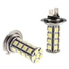 H7 5W 30x5050 SMD White LED Bulb for Car Headlight Fog Light (12V,  2-Pack)