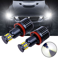 H8 120W Car Led Headlight Angel Eyes Bulbs 6000K Halo Ring Light Bulbs For BMW E90 E91 E92 E93 X5 X6 M3 Car Accessories Interior miniinthebox