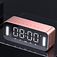 H8 LED Portable Bluetooth Speakers 25W Wireless Stereo Bass Hifi Speaker Support TF Card AUX USB Handsfree Night LED Night Clock