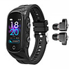 H8 Smart Wristband with Wireless Earbuds for Android/iPhone/Samsung Phones,  Bluetooth Sports Tracker Support Heart Rate/Blood Pressure Measure