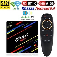 H96 Max PLUS Android 9.0 TV Box Rockchip RK3328 4K Smart TV Box 2.45G Wifi BT4.0 4GB 64GB Media Player Media Player Set Top Box miniinthebox