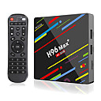 H96 MAX Plus Smart TV BOX Android 9.0 RK3328 4K Media Player QuadCore 4GB Ram 64GB ROM Android 8.1 Rockchip Set Top Box 2.4G/5G WIFI H.265 H96Max TVBOX USB3.0 BT
