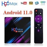H96 MAX RK3318 Smart TV Box Android 11 4G 64GB 32G 4K Youtube Wifi BT Media player H96MAX TVBOX Android10 Set top box 2GB16GB miniinthebox