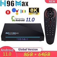 H96 Max RK3566 New Smart TV BOX Android 11 2.4G 5G Wifi BT 4.0 4GB 32GB 8GB 64GB H96max 8K TV Box Google Play Android 11.0 miniinthebox