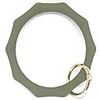 hadley mae designs key ring bracelet keychain wristlet keychain bangle key ring (army green)