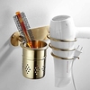Hair Dryer Rack Wall Fixed Punch Installation 304 Stainless Steel Hair Dryer Storage Rack