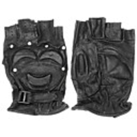 Half-finger All Motorcycle Gloves Fur Breathable / Non Slip