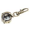 Half Hollow Dolphin of Unisex Alloy Analog Quartz Keychain Watch (Bronze)