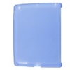 Half Side Open Silicon Case For Apple iPad2 (Deep Blue)