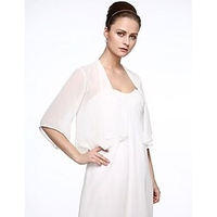 Half Sleeve Coats / Jackets Chiffon / Polyester Wedding / Party / Evening Women