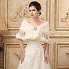 Half Sleeve Shawls Faux Fur Wedding Women