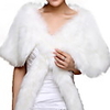 Half Sleeve Shawls Faux Fur Wedding Women