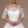 Half Sleeve Shawls Terylene Wedding Women