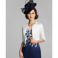 Half Sleeve Shrugs Satin Wedding / Party / Evening Women