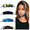 Halloween Cotton Print Wash Lip Language Mask Face Mask Skull Deaf Mask for Party