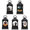 Halloween Decoration Fireplace Light Ghost Festival Decoration Transparent Wind Light LED Bar Atmosphere Decoration Supplies