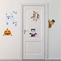 Halloween Decorations / Holiday Wall Stickers Plane Wall Stickers / Holiday Wall Stickers Decorative Wall Stickers,  PVC Home Decoration Wall Decal Wall Decoration 1pc