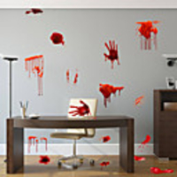 Halloween Decorations / Holiday Wall Stickers Plane Wall Stickers / Holiday Wall Stickers Decorative Wall Stickers,  PVC Home Decoration Wall Decal Wall Decoration 1pc