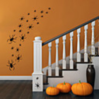 Halloween Decorations / Holiday Wall Stickers Plane Wall Stickers / Holiday Wall Stickers Decorative Wall Stickers,  PVC Home Decoration Wall Decal Wall Decoration 1pc