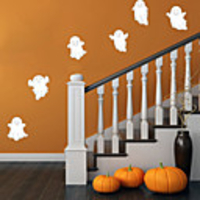 Halloween Decorations / Holiday Wall Stickers Plane Wall Stickers / Holiday Wall Stickers Decorative Wall Stickers,  PVC Home Decoration Wall Decal Wall Decoration 1pc