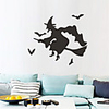 Halloween Decorations / Holiday Wall Stickers Plane Wall Stickers / Holiday Wall Stickers Decorative Wall Stickers,  PVC Home Decoration Wall Decal Wall Decoration 1pc
