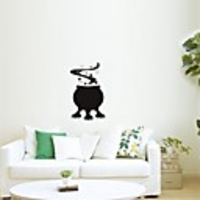 Halloween Decorations / Holiday Wall Stickers Plane Wall Stickers / Holiday Wall Stickers Decorative Wall Stickers,  PVC Home Decoration Wall Decal Wall Decoration 1pc