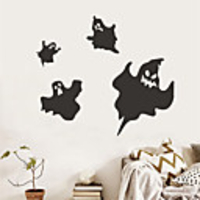 Halloween Decorations / Holiday Wall Stickers Plane Wall Stickers / Holiday Wall Stickers Decorative Wall Stickers,  PVC Home Decoration Wall Decal Wall Decoration 1pc