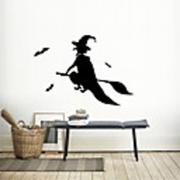 Halloween Decorations / Holiday Wall Stickers Plane Wall Stickers / Holiday Wall Stickers Decorative Wall Stickers,  PVC Home Decoration Wall Decal Wall Decoration 1pc