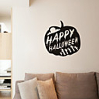 Halloween Decorations / Holiday Wall Stickers Plane Wall Stickers / Holiday Wall Stickers Decorative Wall Stickers,  PVC Home Decoration Wall Decal Wall Decoration 1pc