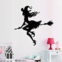 Halloween Decorations / Holiday Wall Stickers Plane Wall Stickers / Holiday Wall Stickers Decorative Wall Stickers,  PVC Home Decoration Wall Decal Wall Decoration 1pc