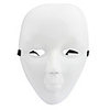 Halloween Hand Painted DIY Mask (White)