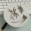 Halloween Horn Spider Cake Decoration Silicone Fondant Mold Diy Baking Tool