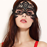 Halloween Mask Halloween Prop Halloween Accessory Sexy Lady Exquisite Comfy Classic Theme Holiday Fairytale Theme Braided Fabric Artistic / Retro Face Fashion 1 pcs Adults Teenager Unisex Boys