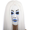 Halloween Mask White Ghost Masquerade Mask Party Supplies Props Witch With White Hair Masks