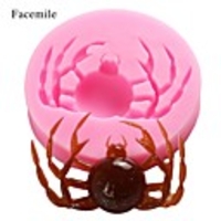 Halloween Party 2pcs Halloween Fondant Silicone Mold Chocolate Mold Spider Fondant Mold