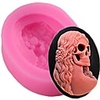 Halloween Party Baking Tools Silicone Rubber Mold Fondant Chocolate Mold Hairy Skull